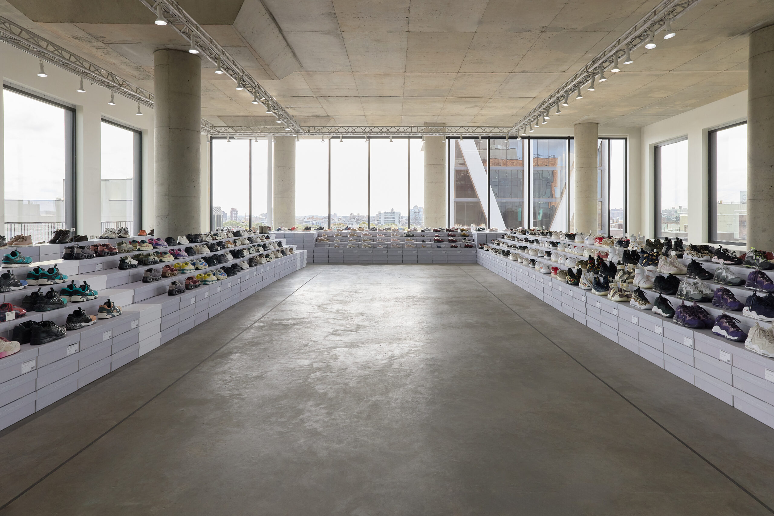 Kith Footwear Archive exhibition in the east wing